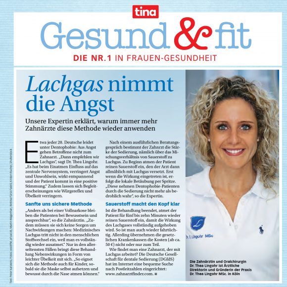 Lachgas nimmt die Angst Lachgas nimmt die Angst